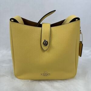 Coach Hadley Convertible Crossbody Bag in Double Face Leather/Yellow CW002 NWT